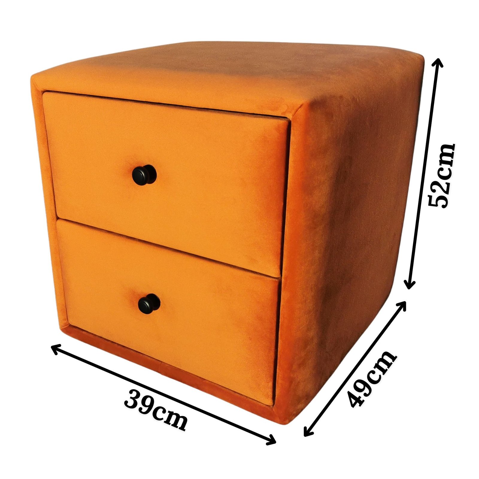 Naktinė miegamojo spintelė prie lovos 39cm x 49cm x 52cm Naktinė miegamojo spintelė prie lovos 39cm x 49cm x 52cm